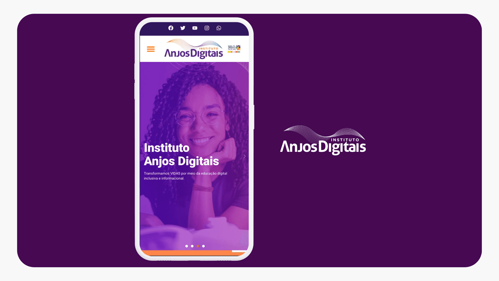Project cover: Website Instituto Anjos Digitais
