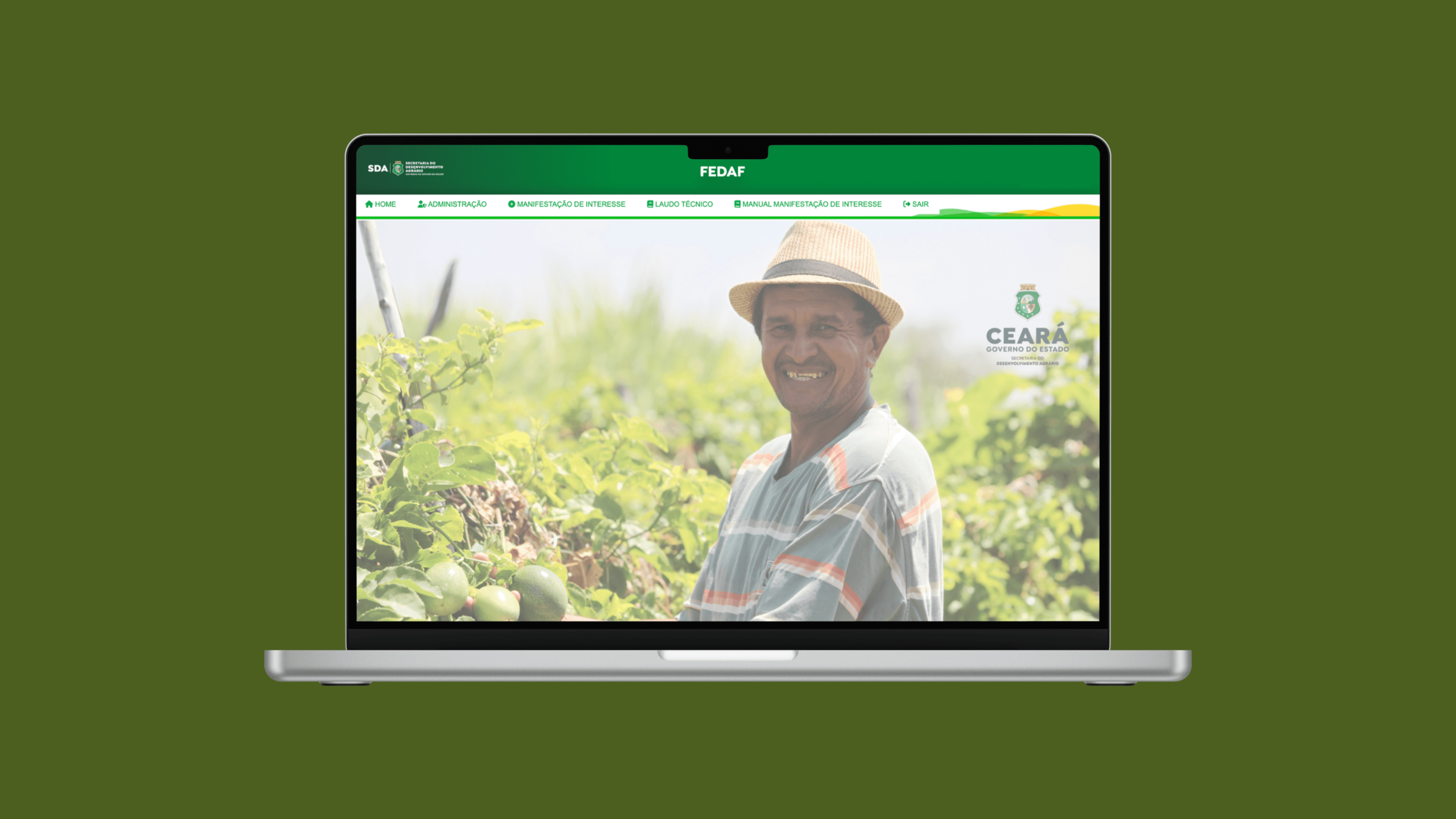 Capa do projeto: Sistema FEDAF - Fundo Estadual de Desenvolvimento da Agricultura