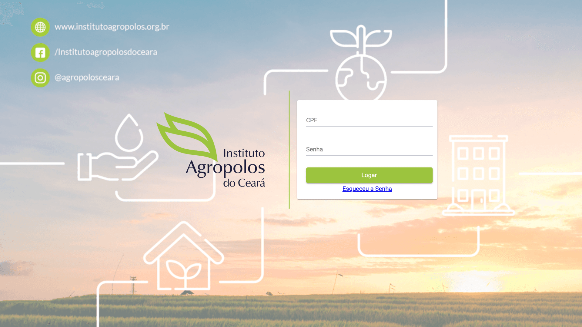 Project cover: Sistema Integrado de Gestão - SIG (Instituto Agropolos)
